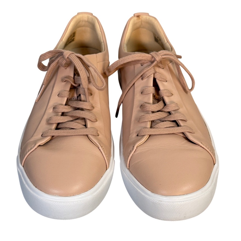 Clarks Artisan Blush Pink Leather Sneakers Womens 8.5 M 26166304